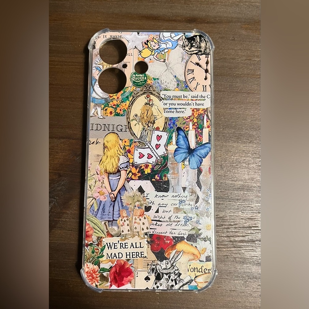 Alice in Wonderland Collage Clear iPhone 16 Case *See notes in description - Picture 4 of 7